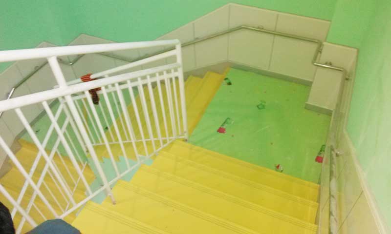 天津西青區萊茵陽光雙語幼兒園地板